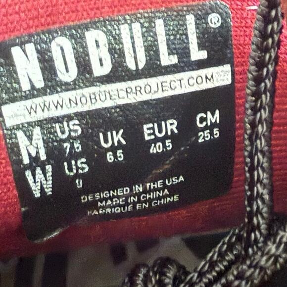 NOBULL High-top Trainer ‘Cabernet Zebra’ Unisex Sneakers - SZ Men 7.5- Women 9 main image 5